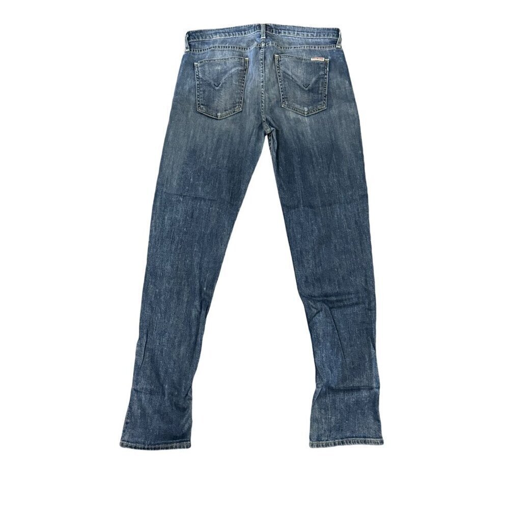 Hudson Blue Denim Skinny Jeans Women’s Mid Rise Size 30 x 30 Made in USA - Picture 3 of 16